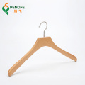 Assessed Supplier Pengfei high quality natural beech wood shirt hanger